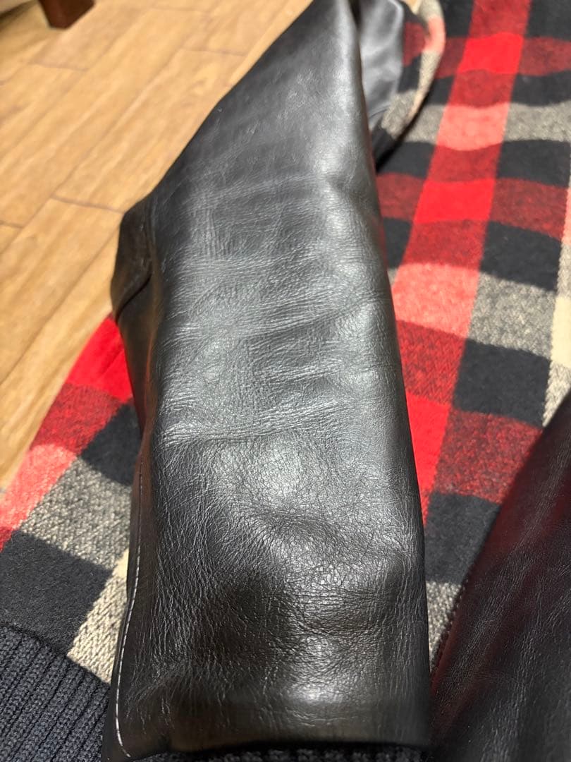 美品 schott ショット スタジャン レザー leather jacket