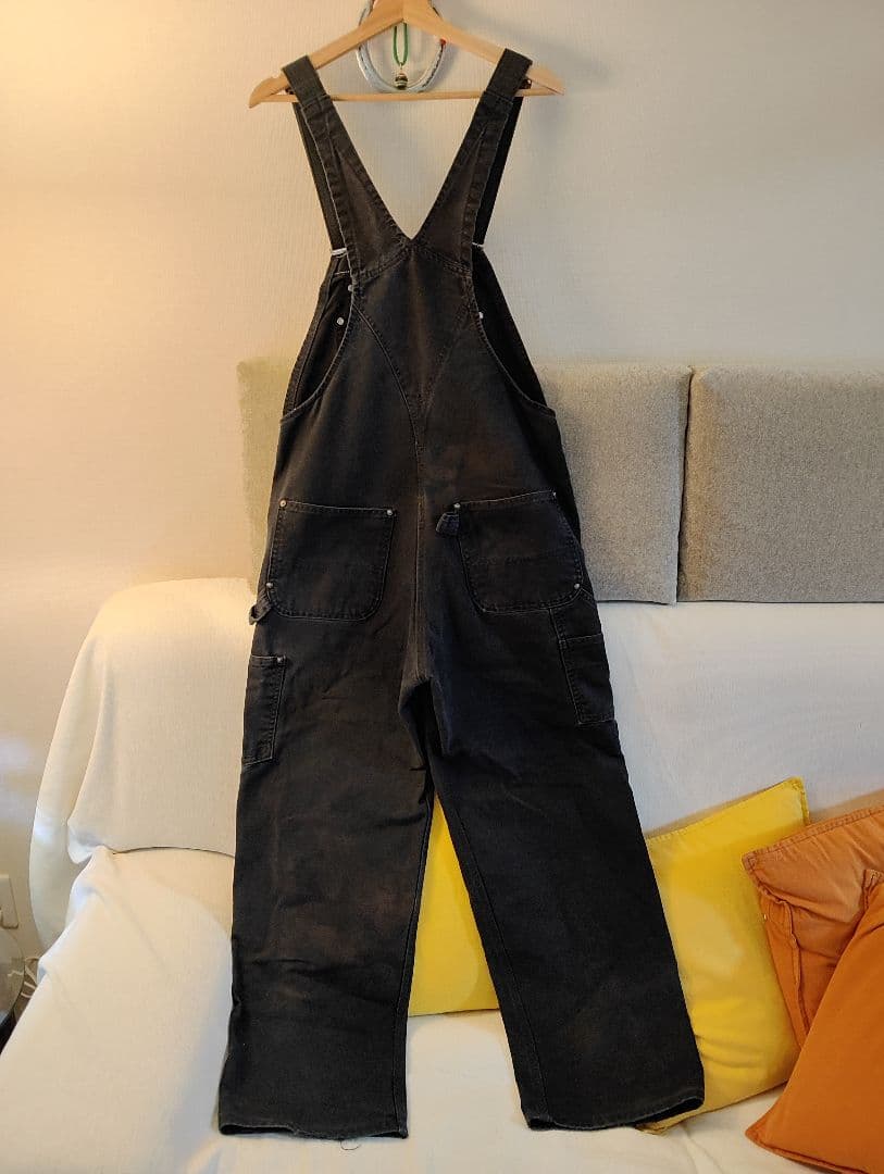 アキ　Carhartt ダブルニーW34 ブラック　USA製