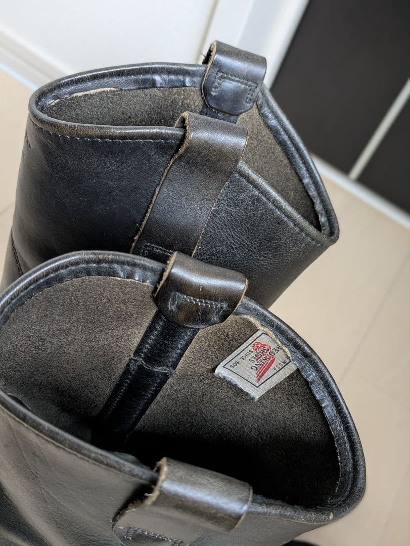 レッドウィング REDWING レザー ウエスタンブーツ 黒