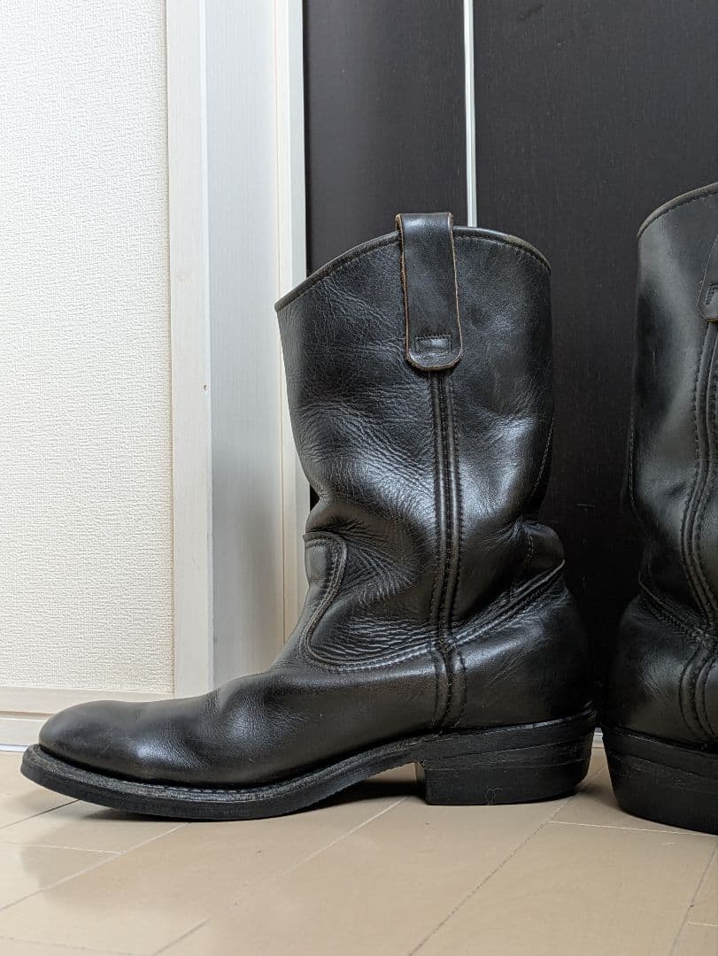 レッドウィング REDWING レザー ウエスタンブーツ 黒