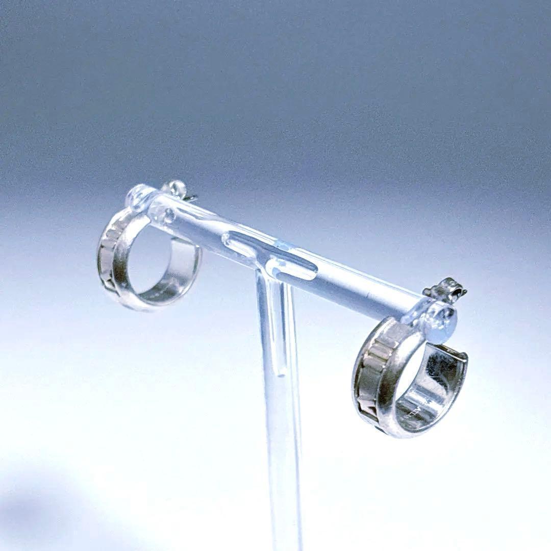【美品】Tiffanyティファニー ミニ アトラス 両耳 ピアス シルバー925