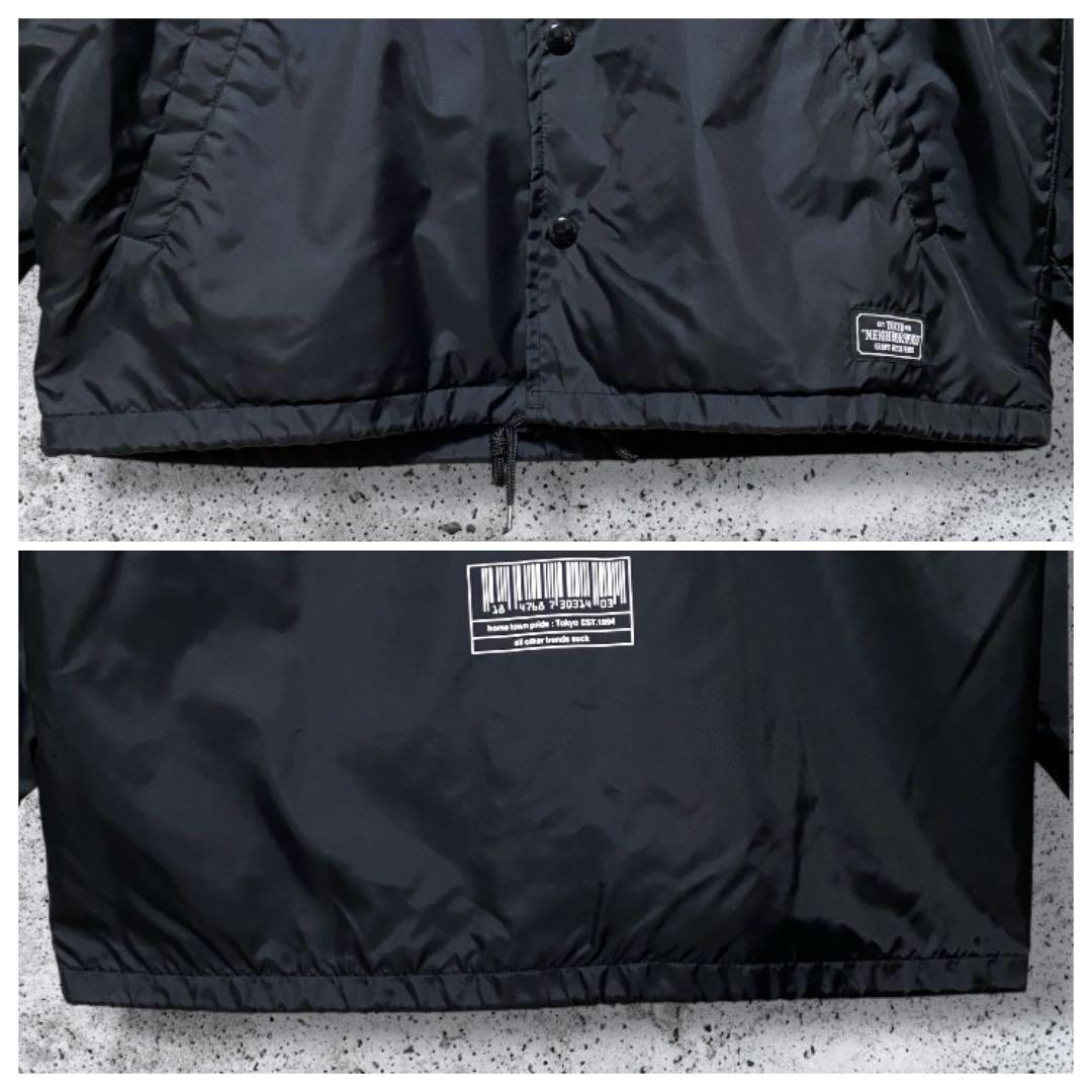 【美品・入手困難】ネイバーフッド コーチジャケット M 黒 L相当 稲葉 長瀬