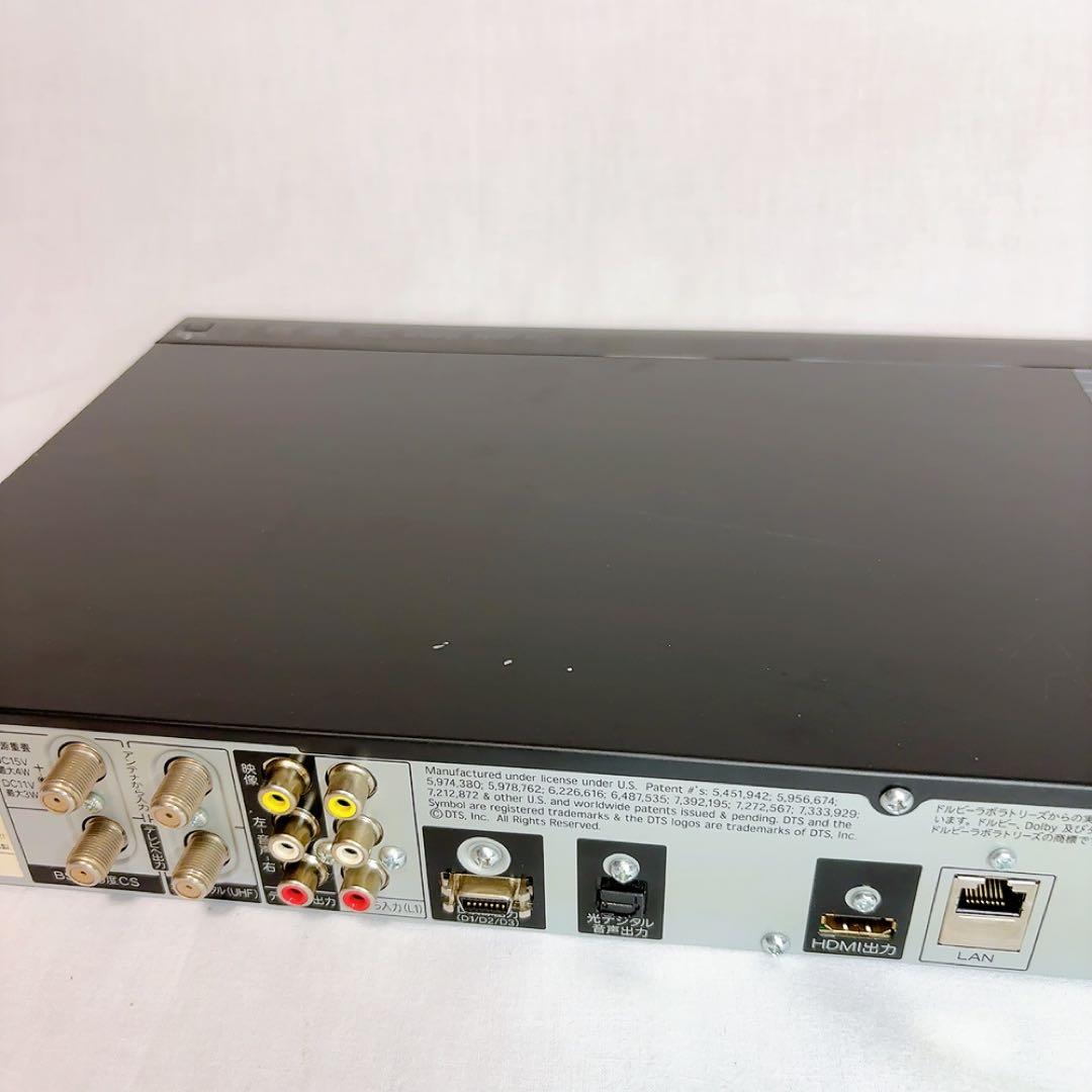 【極美品】SHARP ブルーレイBD-NS520　500GB リモコン　電源付き