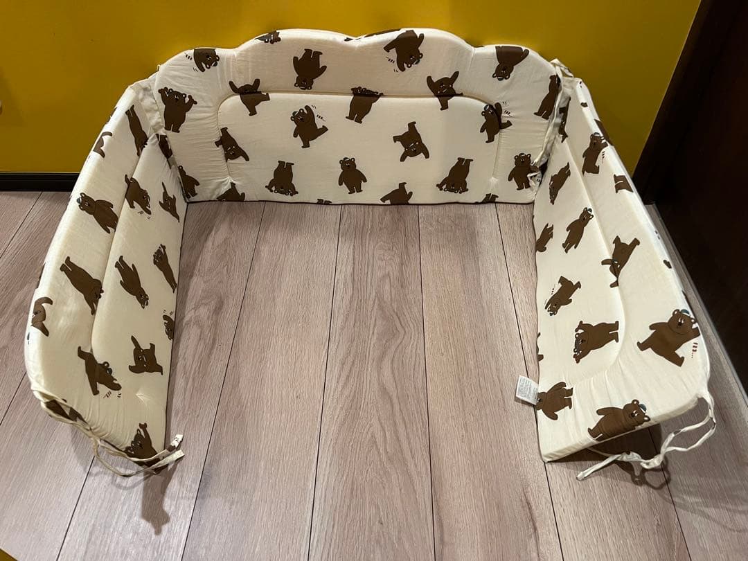 カトージ　KATOJI ベビーベッド　ハイタイプ　ホワイト ベッドガードおまけ付