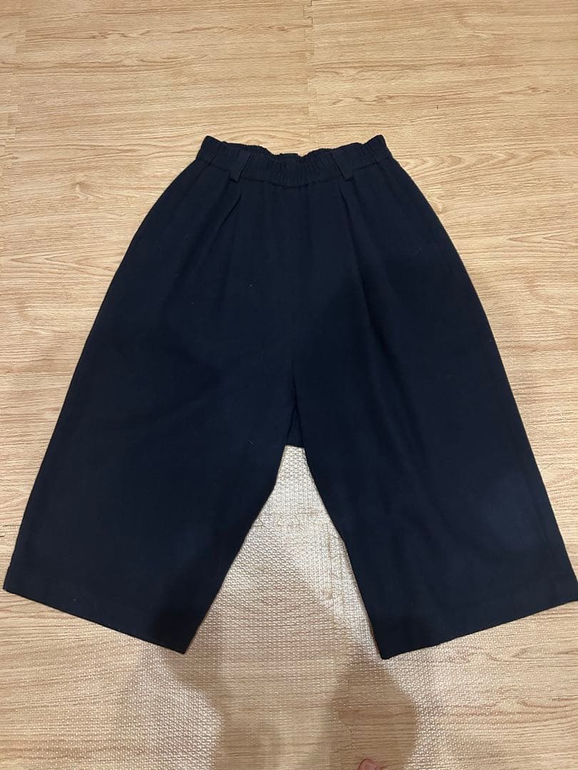 atelier naruse アトリエナルセ　ウールフラノガウチョパンツ