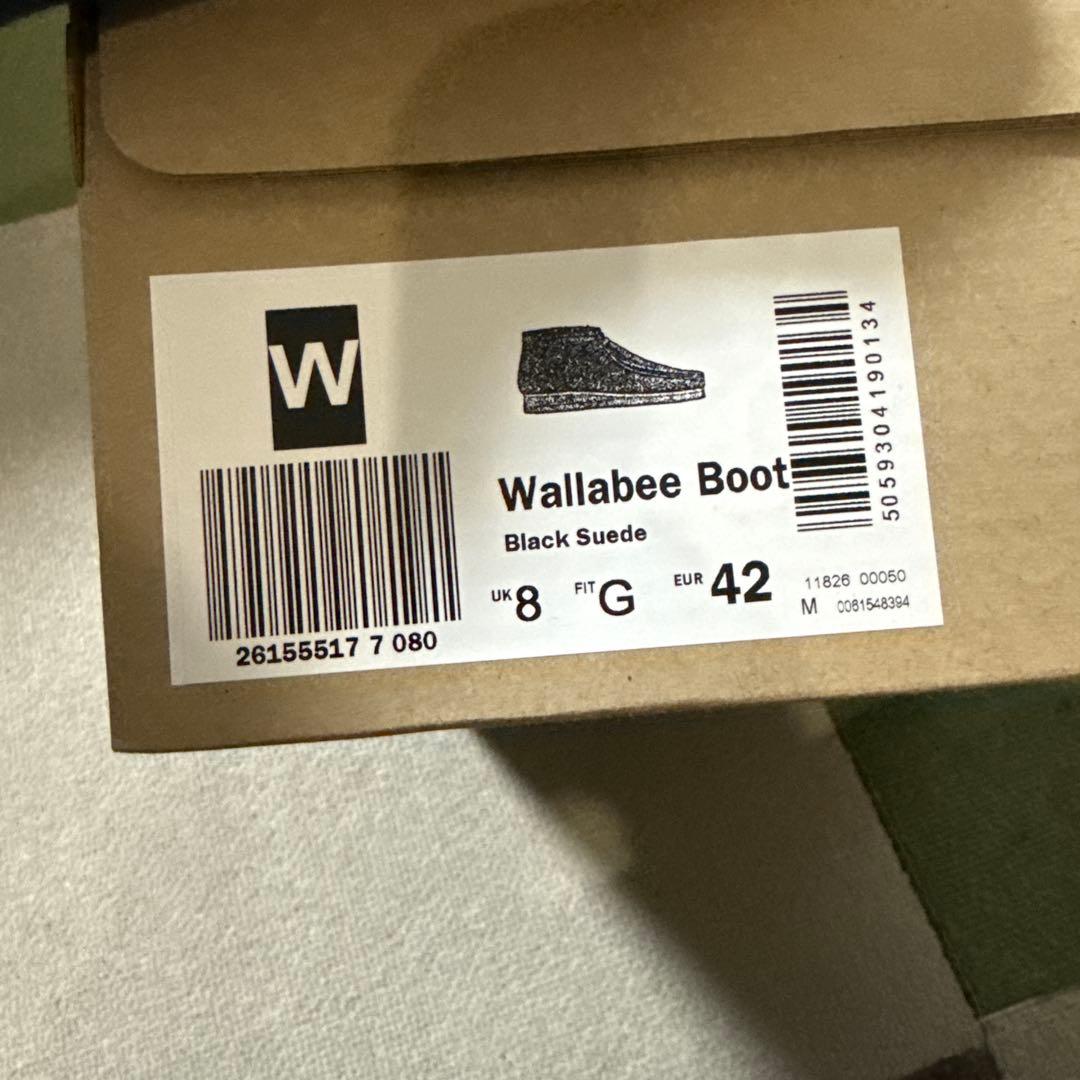 Clarks ワラビーブーツ　黒