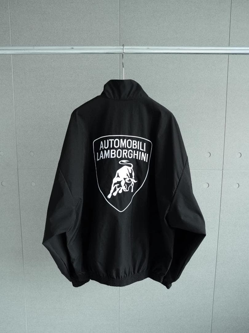 希少BALENCIAGA x Lamborghiniブラック ナイロンジャケット
