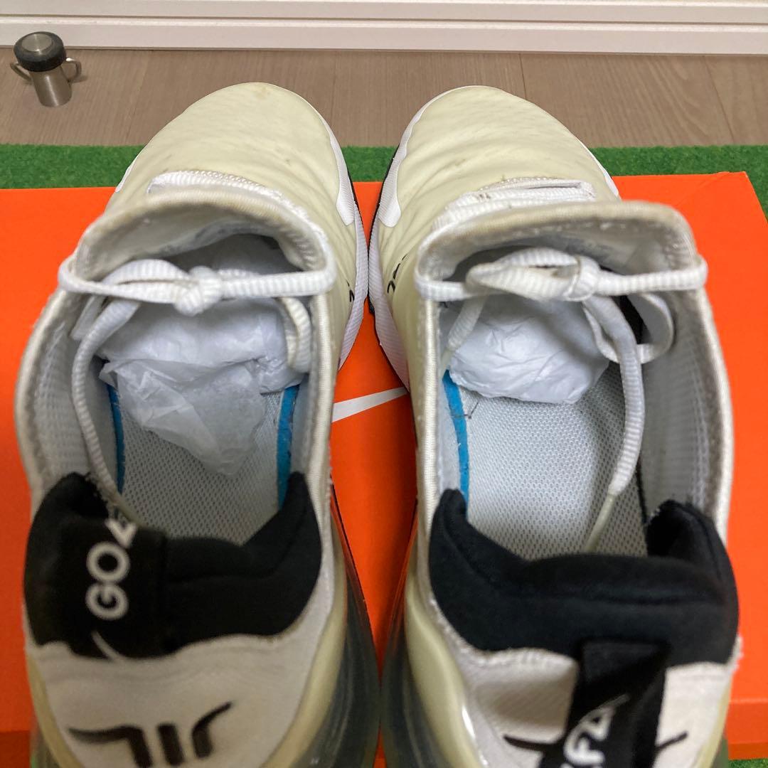 NIKEナイキエアマックス270ゴルフシューズ CK6483-102 27.5㎝