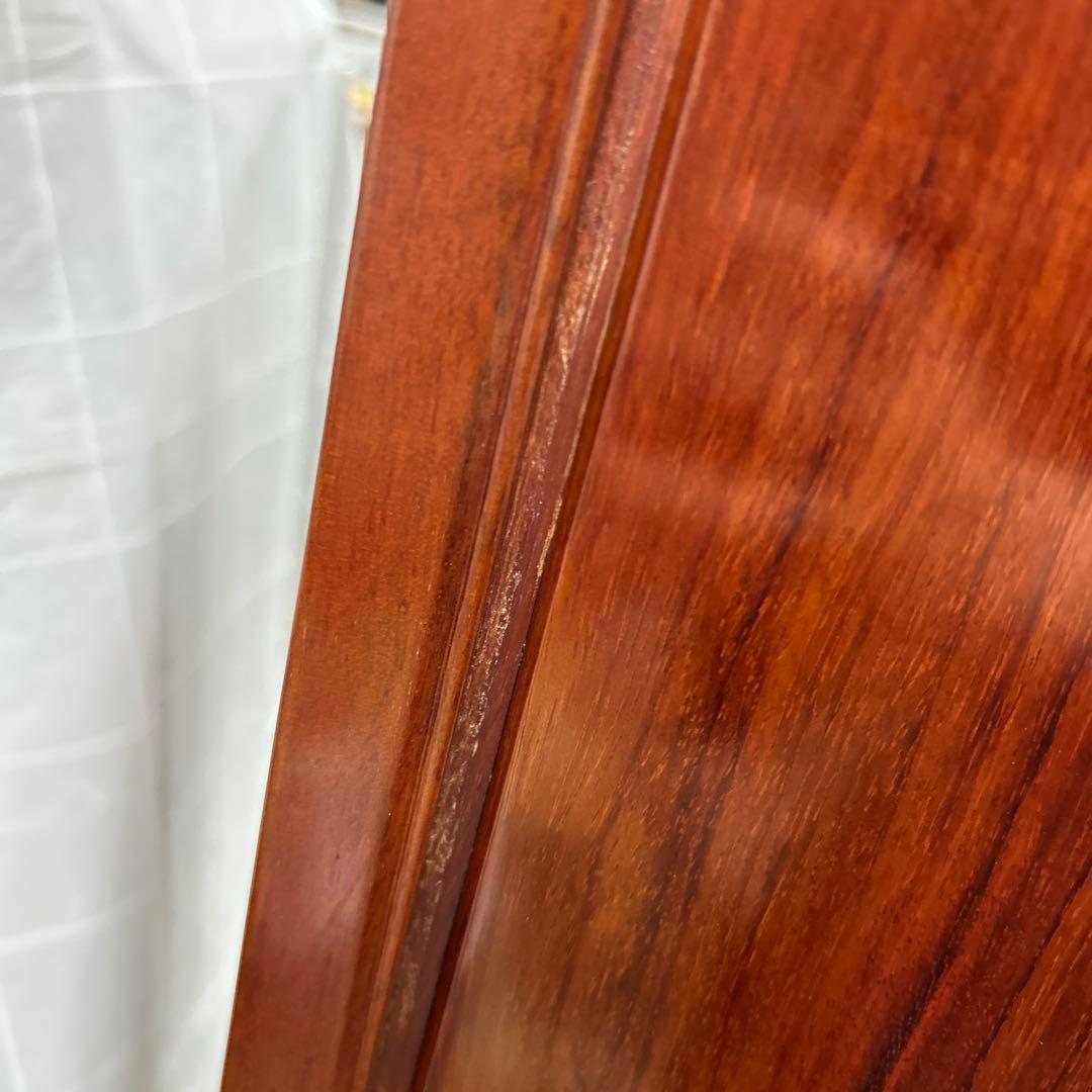 ８段引き出し 木製チェスト　ダークブラウン　棚　高さ61cm