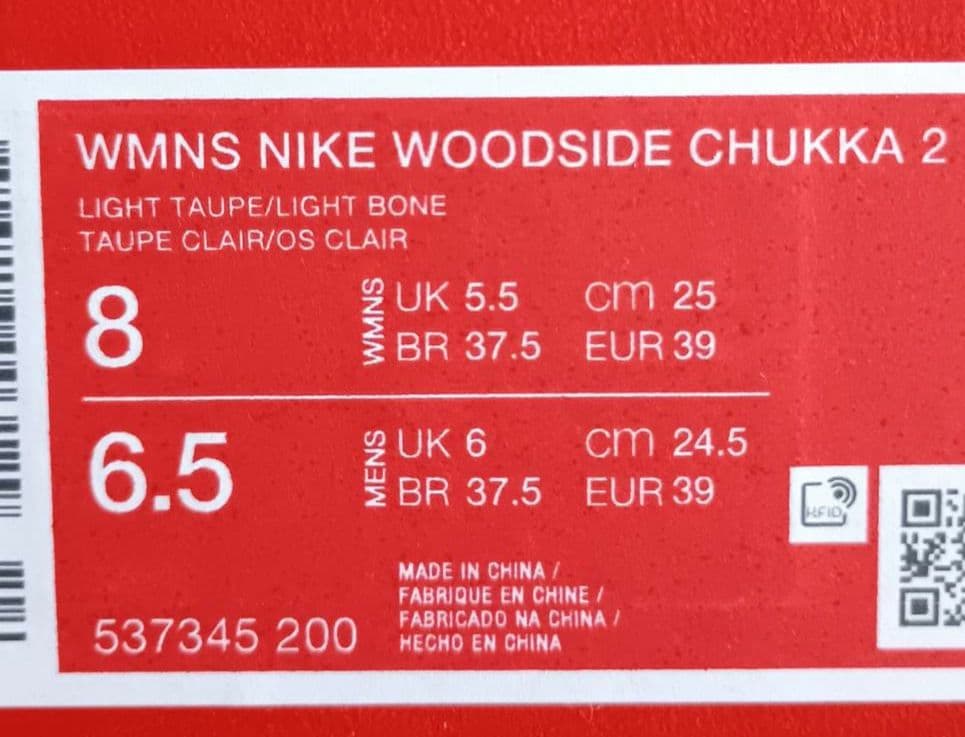 NIKE ウッドサイドチャッカ2　25cm