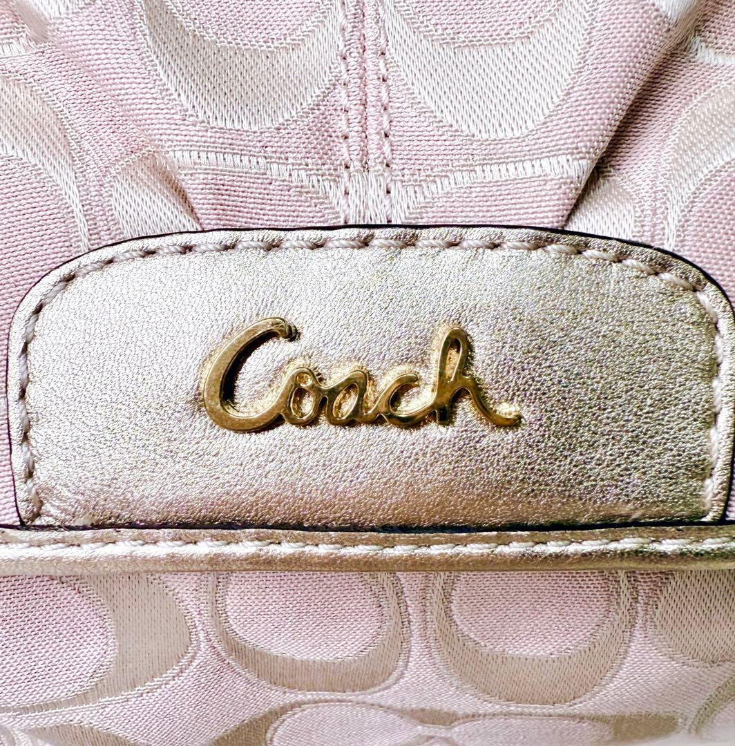 未使用✨COACH ワンショルダーバッグ アクセサリーポーチ シグネチャー