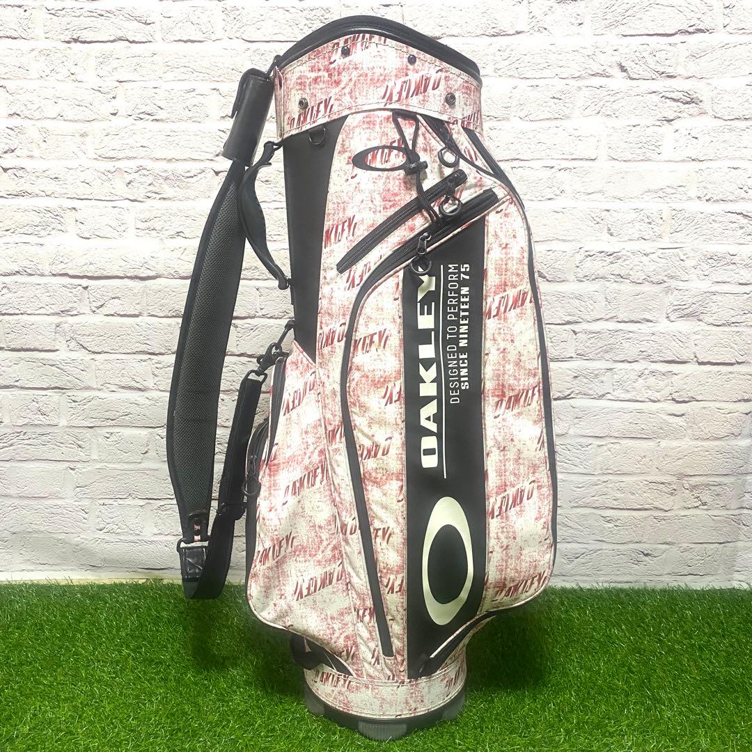 オークリー OAKLEY キャディバッグ フードなし 赤 ホワイト