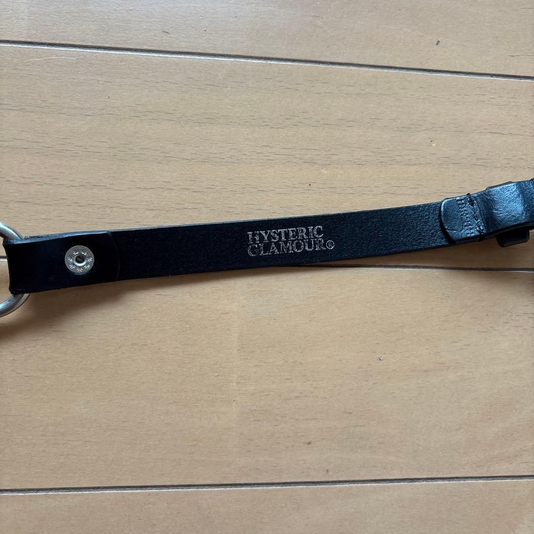 HYSTERIC GLAMOUR ブラックレザーベルト
