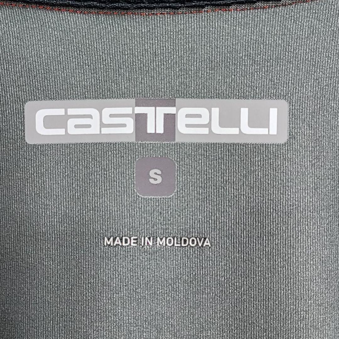 カステリ サイクルジャージ ゴアウインドストッパー ROSSOCORSA レッド