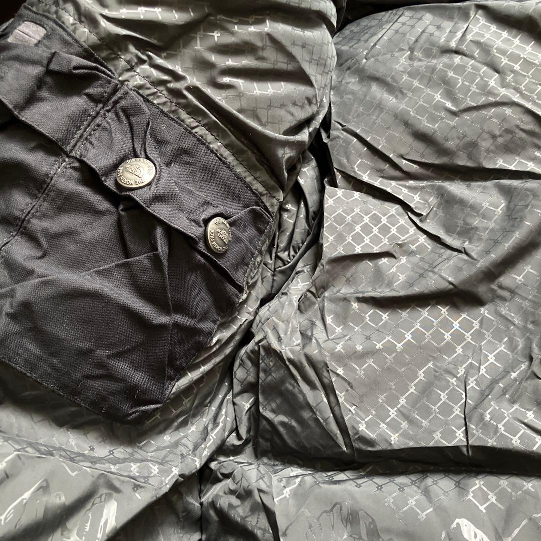 THE NORTH FACE HyVent ダウンジャケットファー 総柄裏地 L