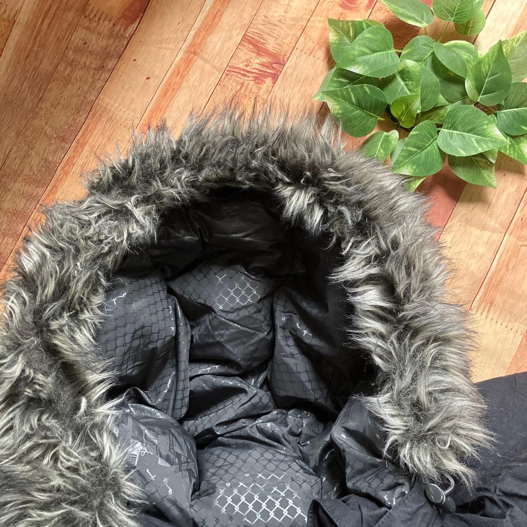 THE NORTH FACE HyVent ダウンジャケットファー 総柄裏地 L