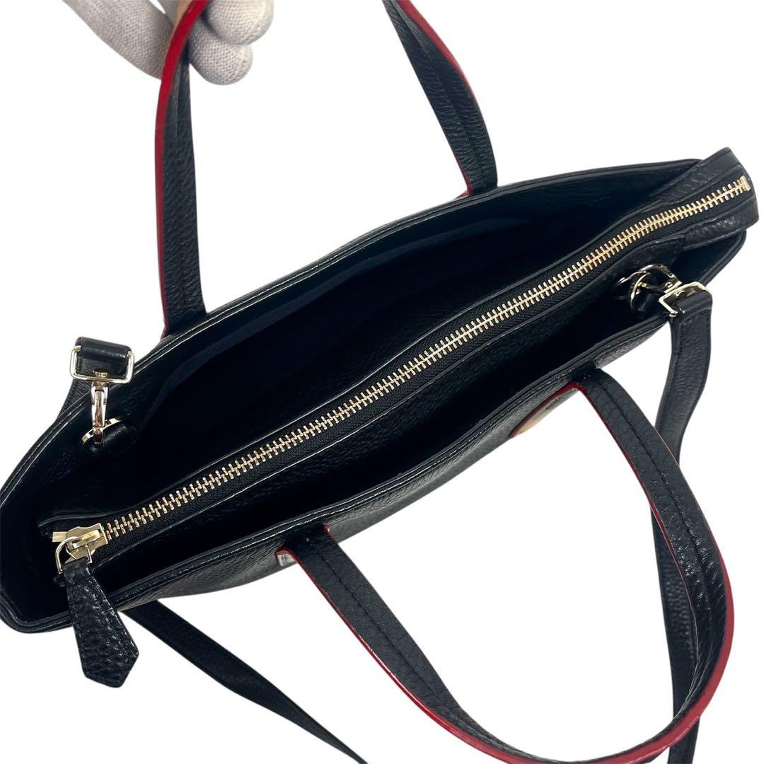 ポールスミス　ショルダーバッグ　2way ハンドバッグ　マルチストライプ　ロゴ