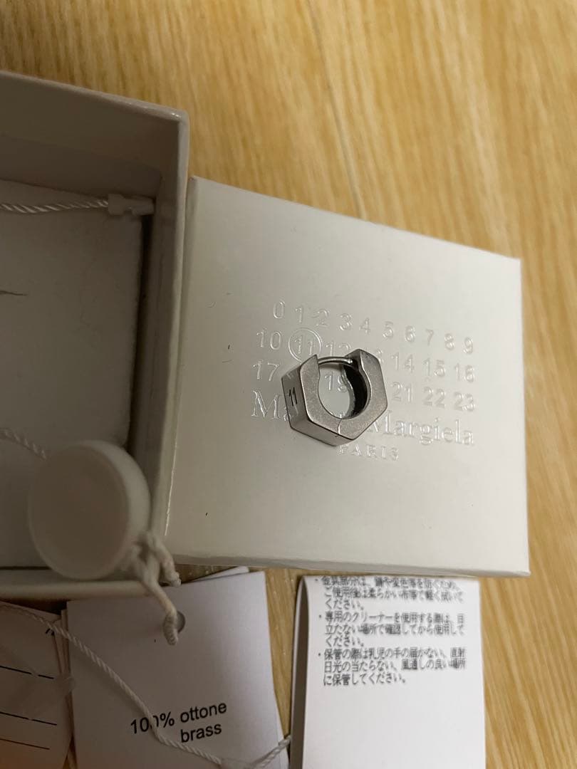 Maison Margiela ナンバリング ボルト&ナット フープピアス