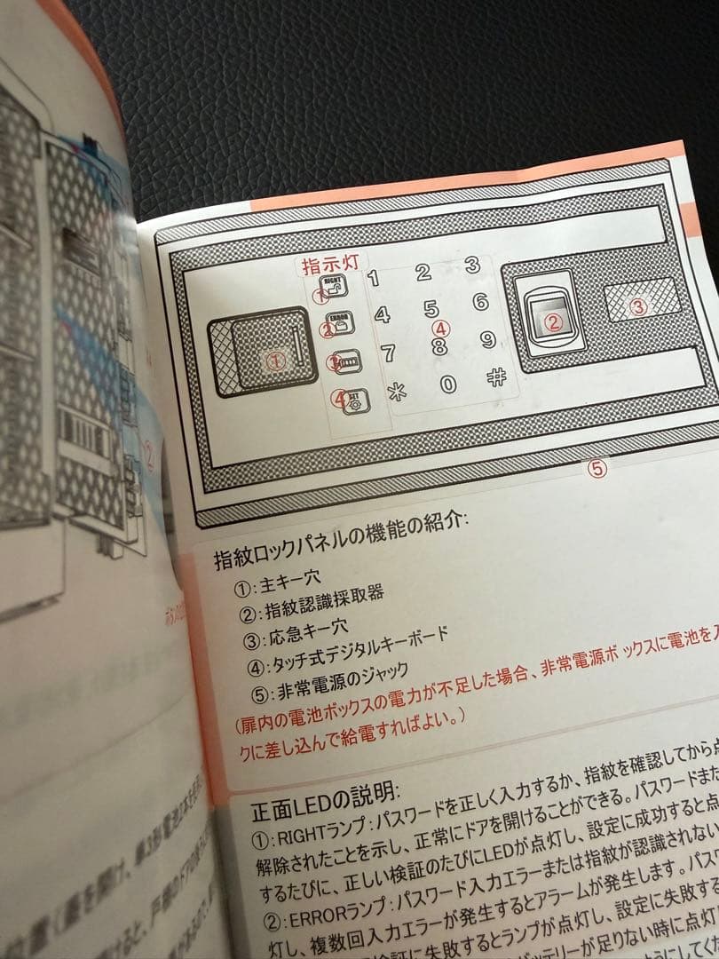 YIY Rock-Solid 金庫 防犯金庫 指紋金庫 生物測定の安全なタッチ