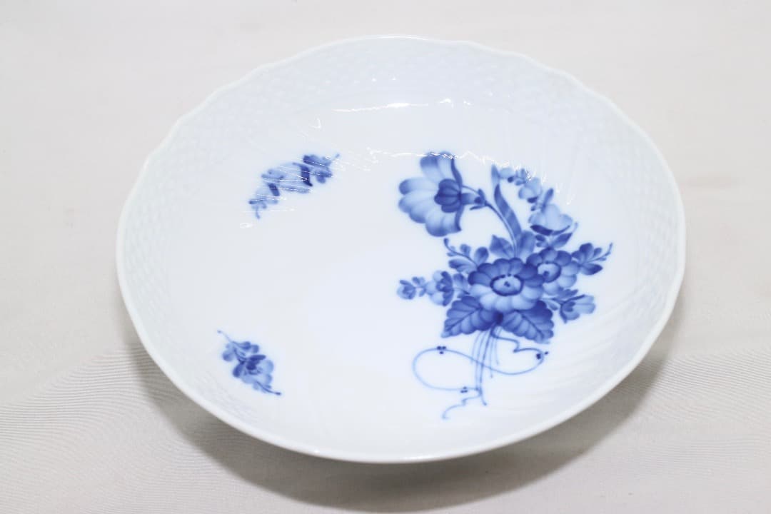 ロイヤル・コペンハーゲン ブルーフラワー 脚付 ケーキディッシュ コンポート