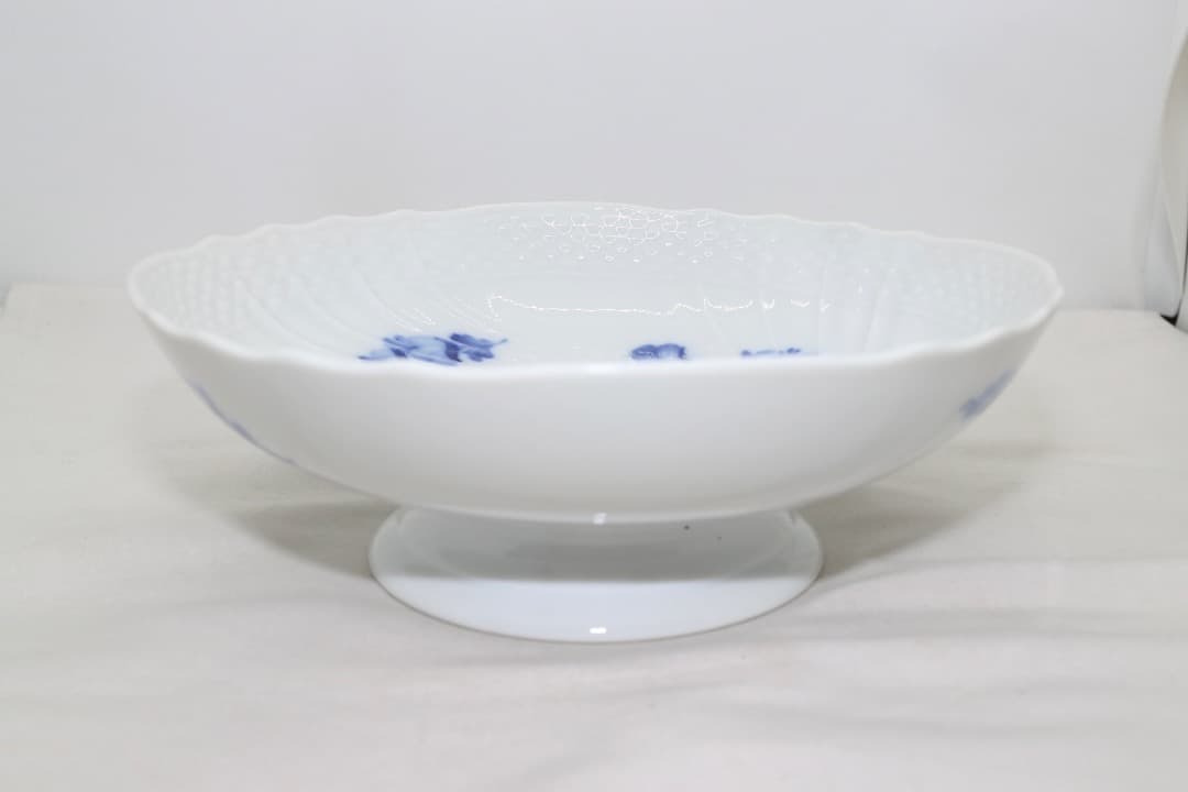 ロイヤル・コペンハーゲン ブルーフラワー 脚付 ケーキディッシュ コンポート