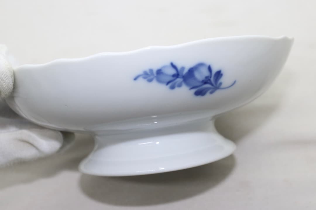 ロイヤル・コペンハーゲン ブルーフラワー 脚付 ケーキディッシュ コンポート