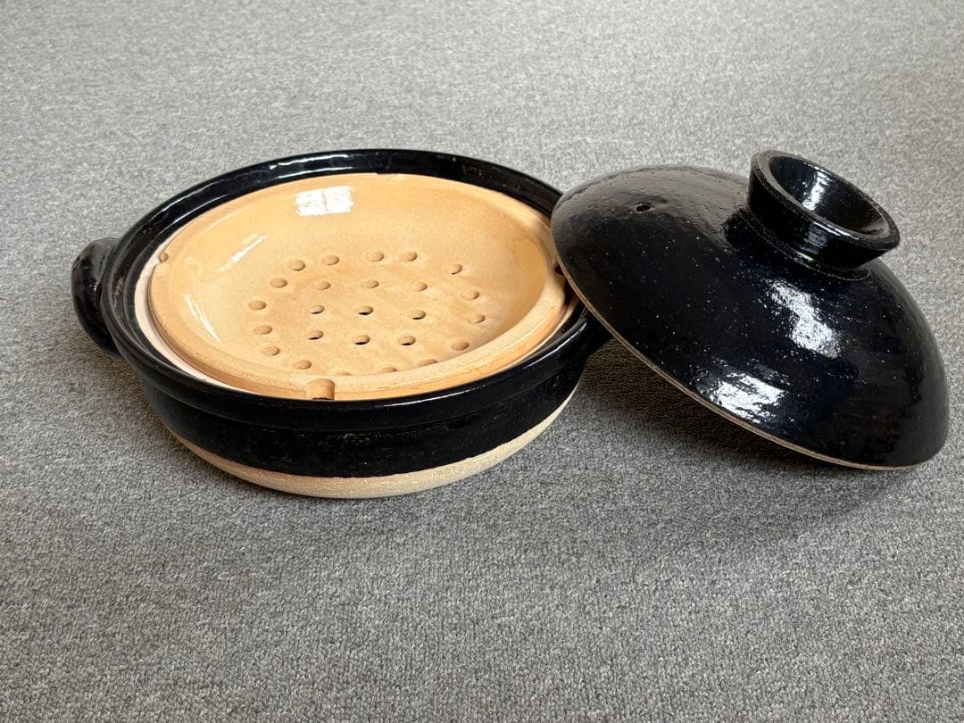 長谷製陶株式会社 ヘルシー蒸し鍋 伊賀焼 土鍋