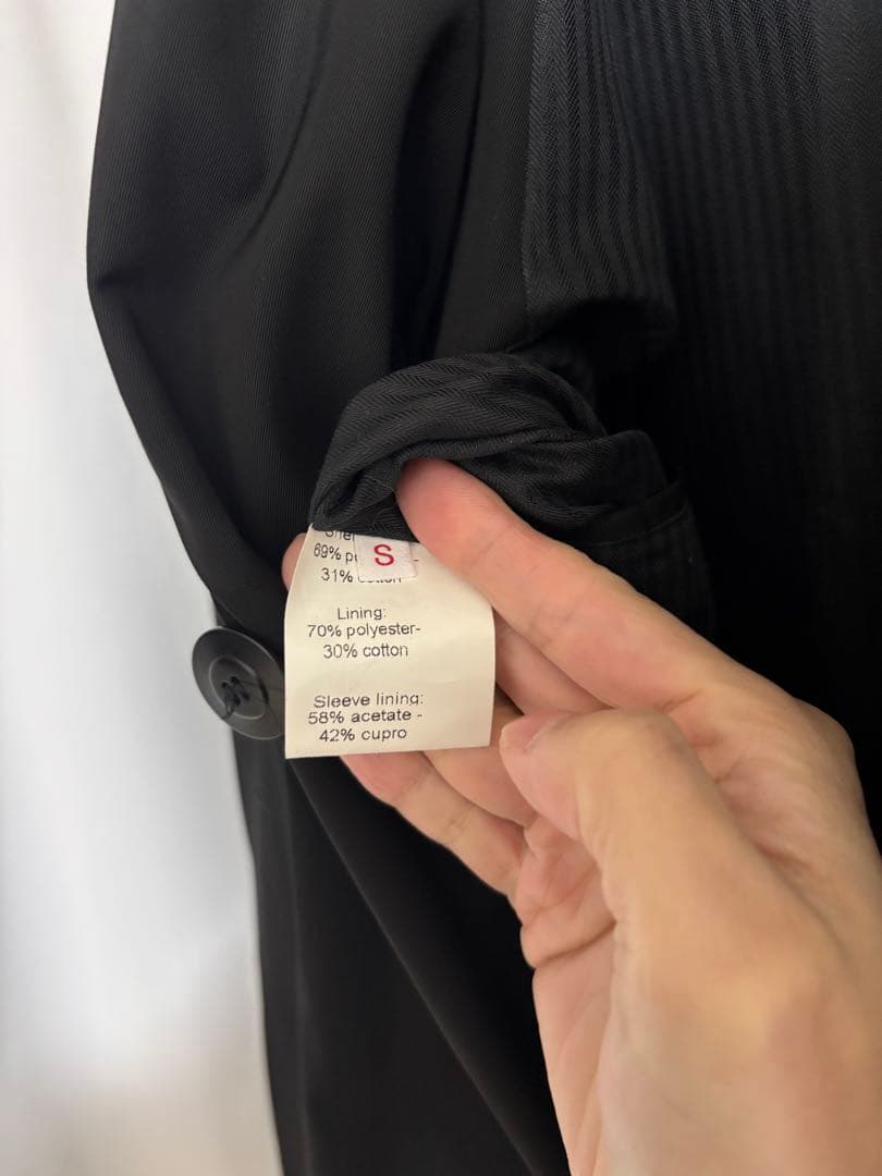 Random Identities ブラックナイロンジャケット Sサイズ