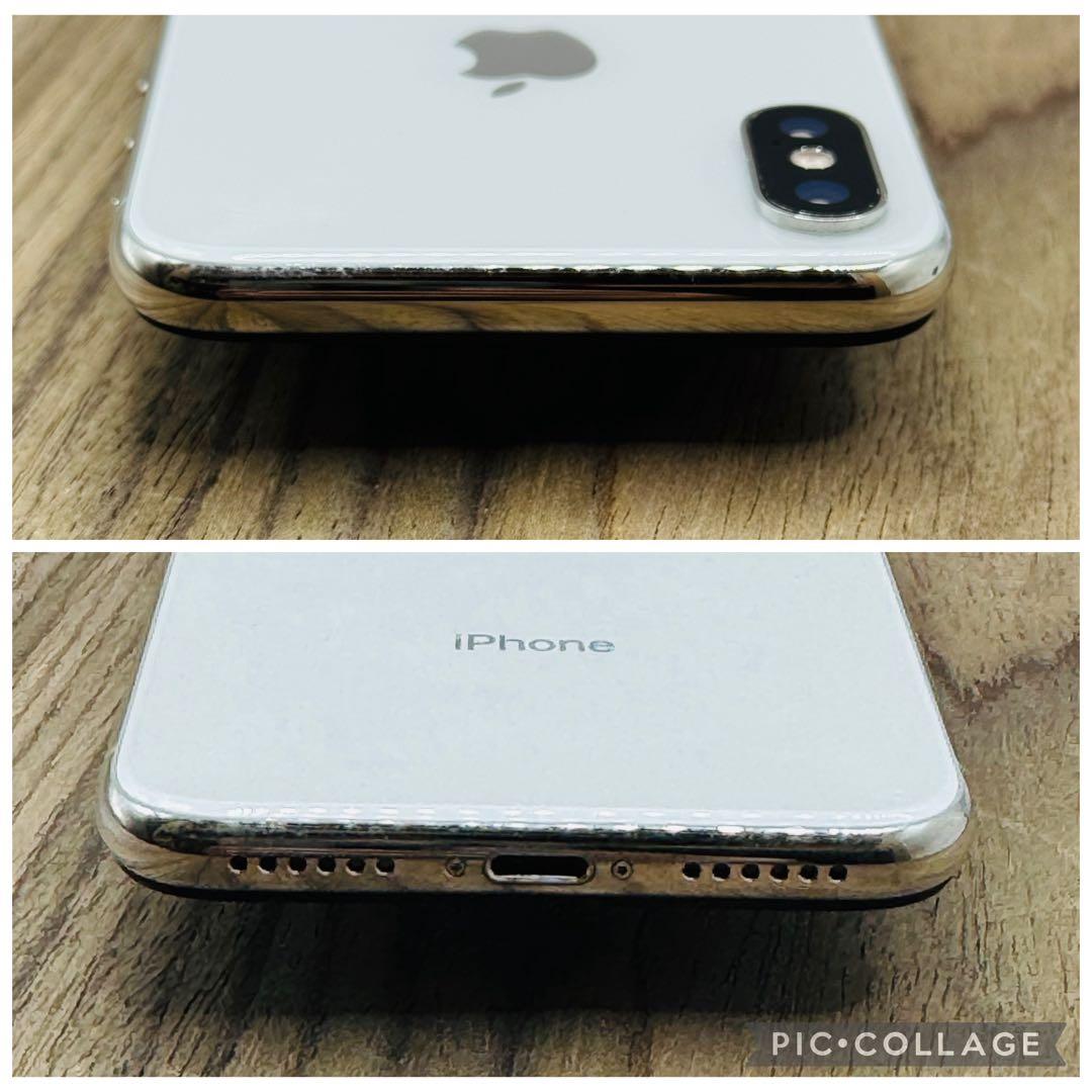 【新品液晶バッテリー】iPhoneX シルバー 256GB SIMフリー