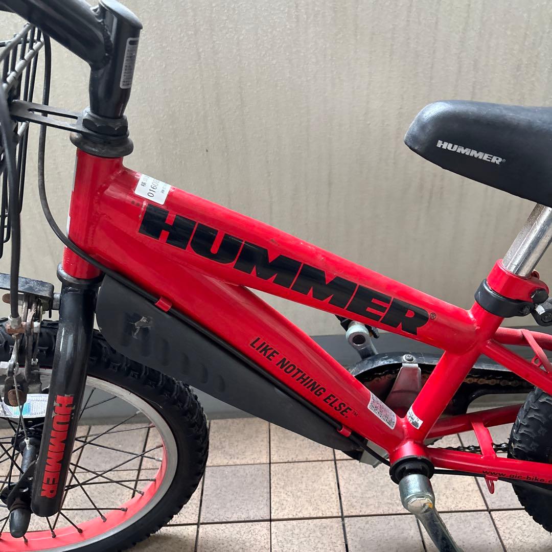 【限界割引価格】ハマーHUMMER子供用幼児用自転車　赤色