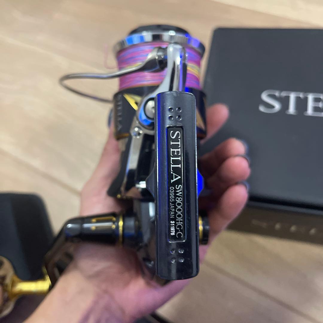 SHIMANO 19ステラSW8000HG リール ブラック/ゴールド