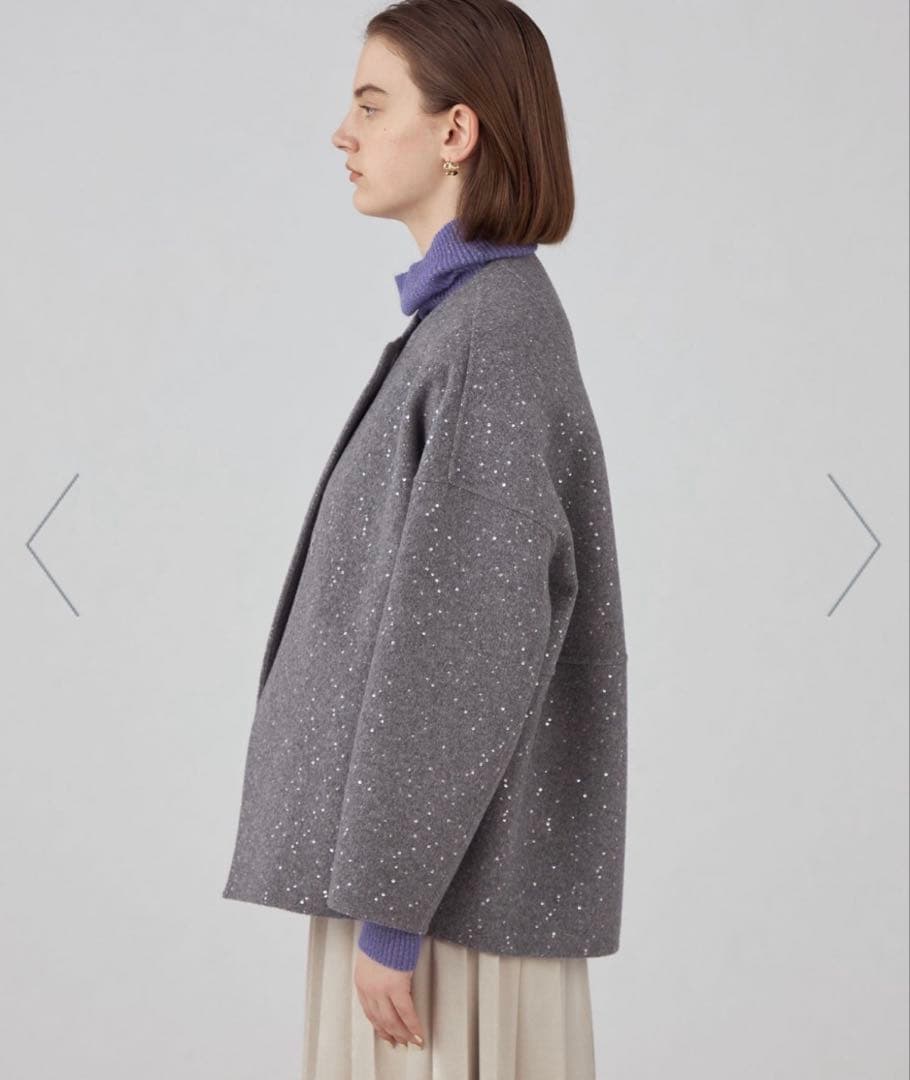 新品未使用♡Ballsey スパンコール リバー ショート コクーンコート