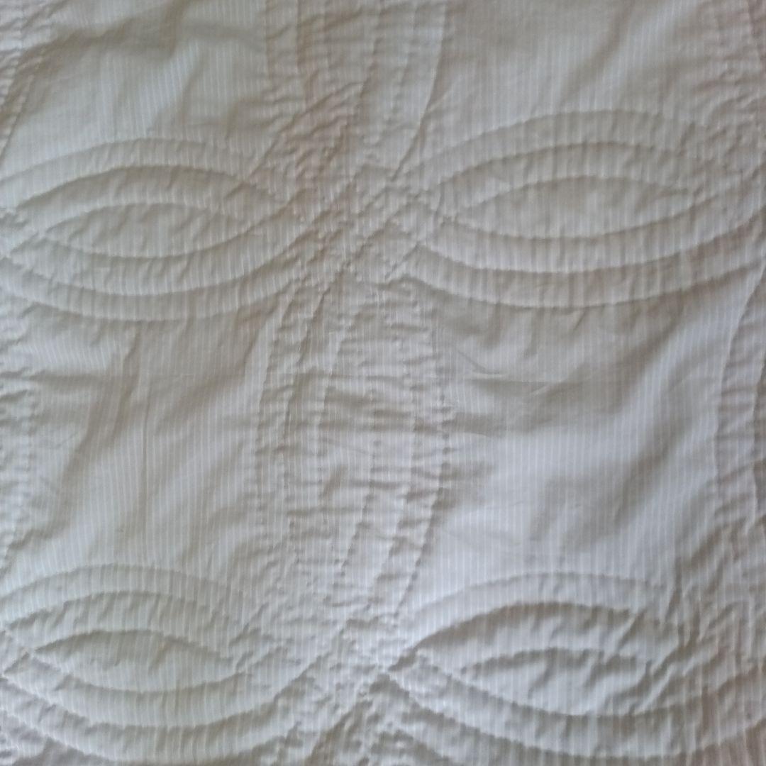 パッチワークキルト　ダブルウエディングリング