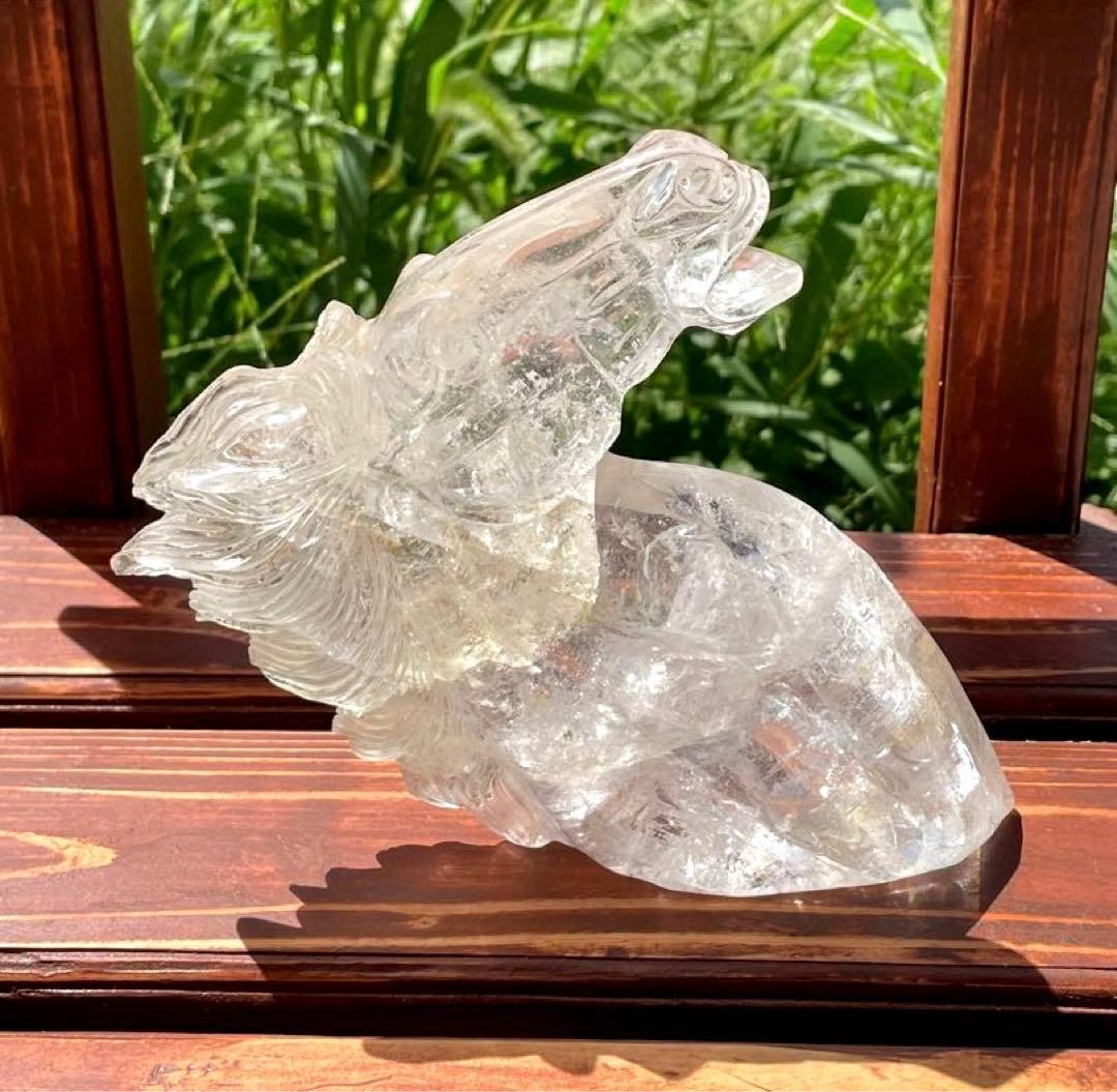‪☆水晶〖馬〗置物☆天然石‪☆新品、未使用☆送料無料