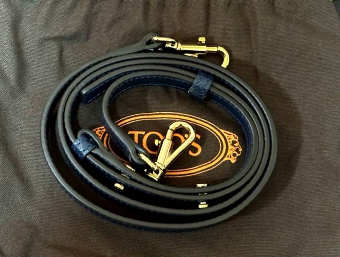 Tタイムレス　レザーショルダーバック ミニ ブルー未使用新品