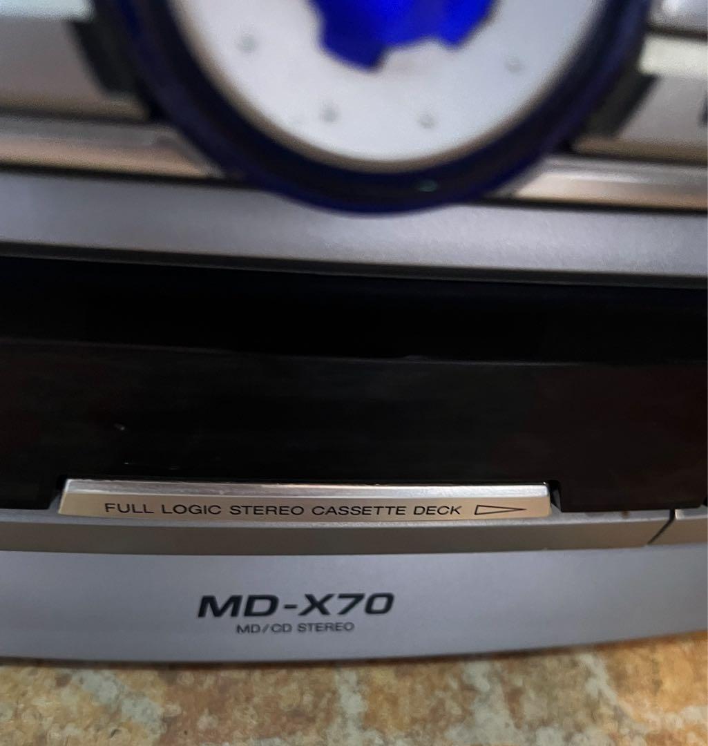 ラジオ・コンポ SHARP MD-X70-S