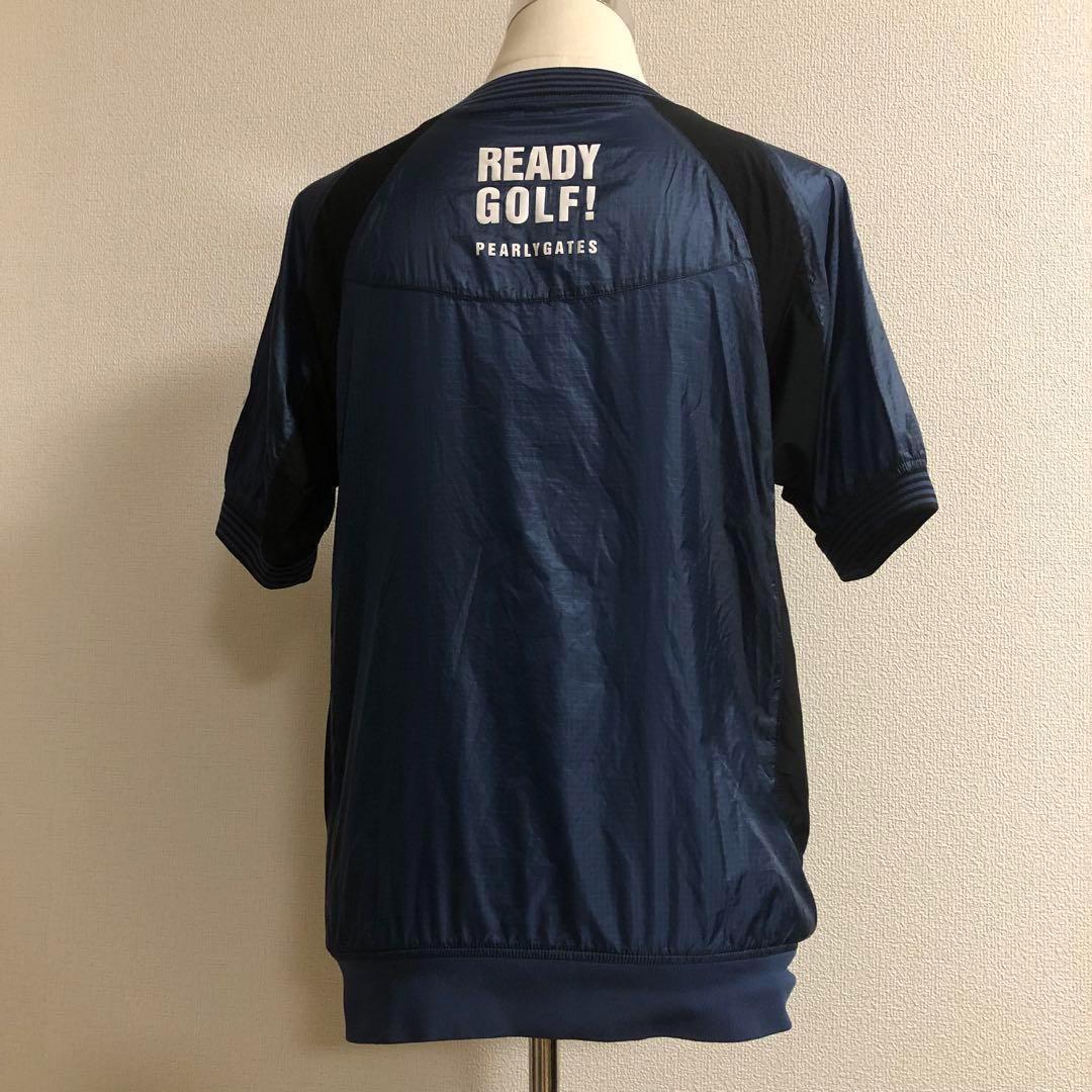 パーリーゲイツ ハーフジップ ナイロン ウェア ネイビー サイズ1