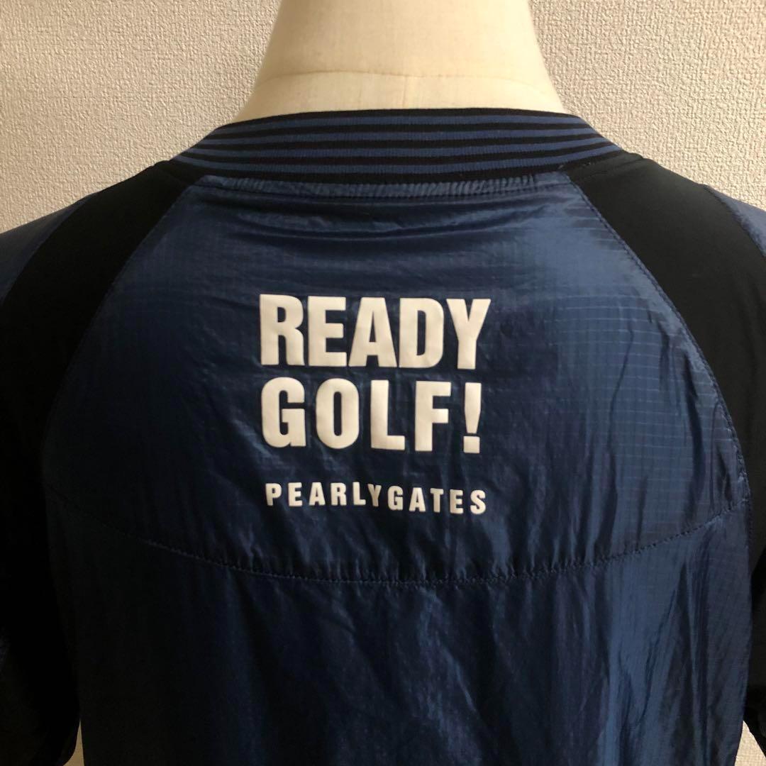 パーリーゲイツ ハーフジップ ナイロン ウェア ネイビー サイズ1