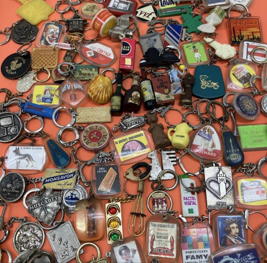 フランス雑貨★フレンチキーホルダー大量100個セット②★ワイン　フレンチパブ