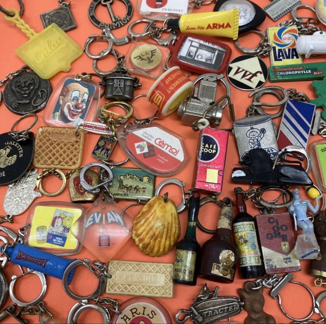 フランス雑貨★フレンチキーホルダー大量100個セット②★ワイン　フレンチパブ