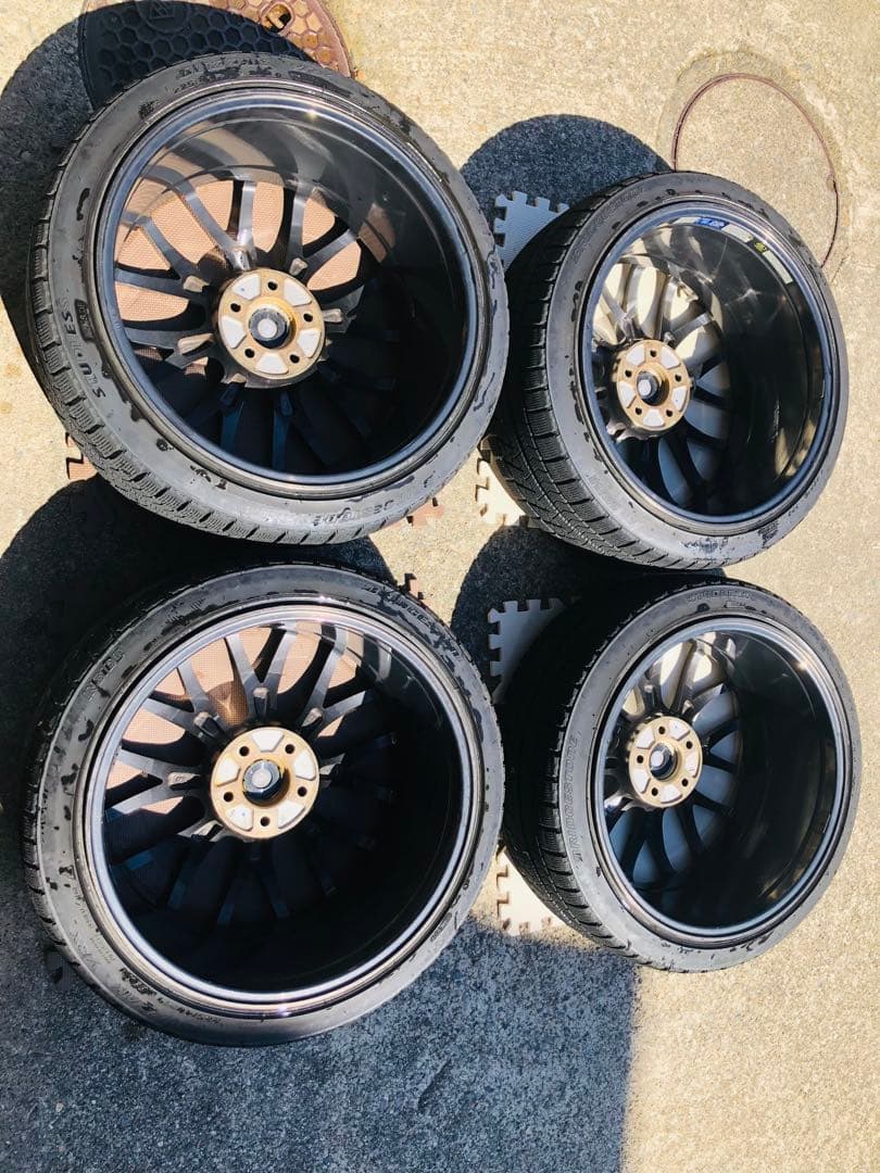 シゲ　4/4 rays ホムラ 8.5j43 2x8GTS 19インチ