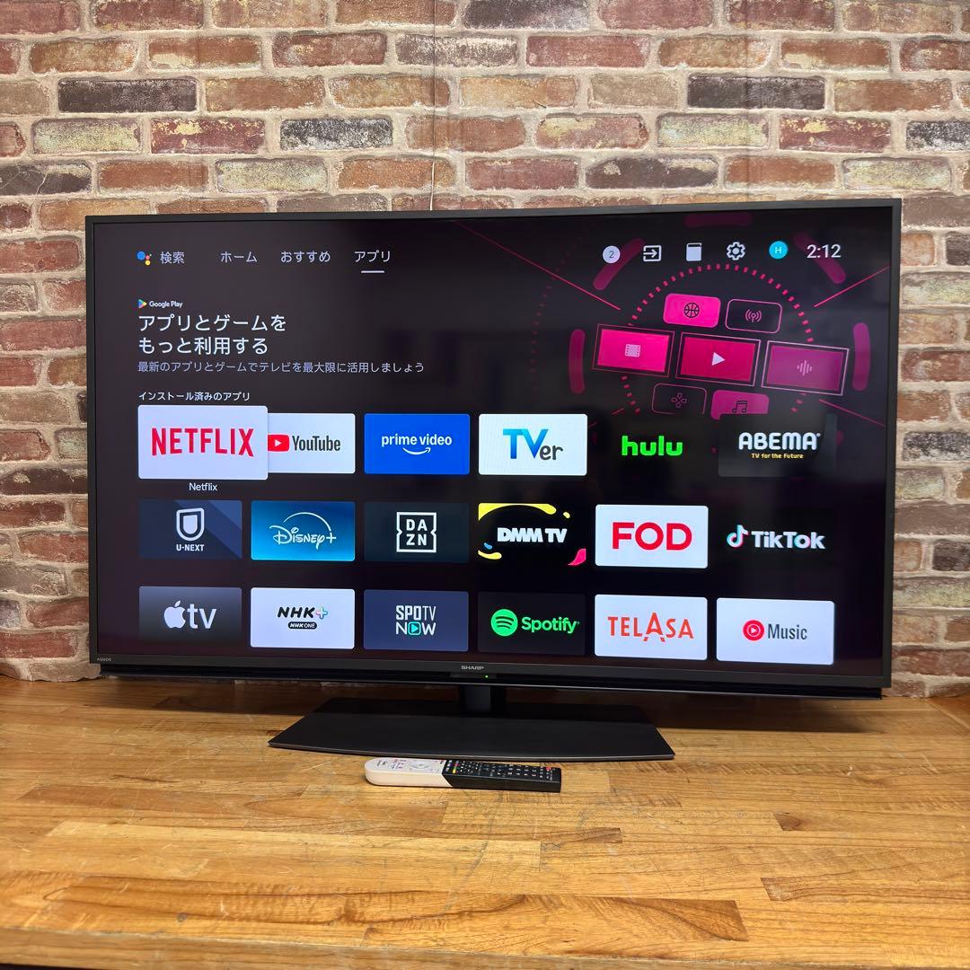 シャープ 50V型 4K 液晶テレビ AQUOS 4T-C50CL1 20年製