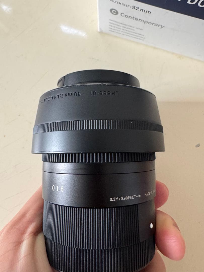 SIGMA 30mm F1.4 DC DN レンズ