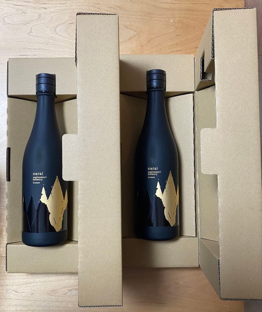 日本酒narui suginomoribrewery since1793二本