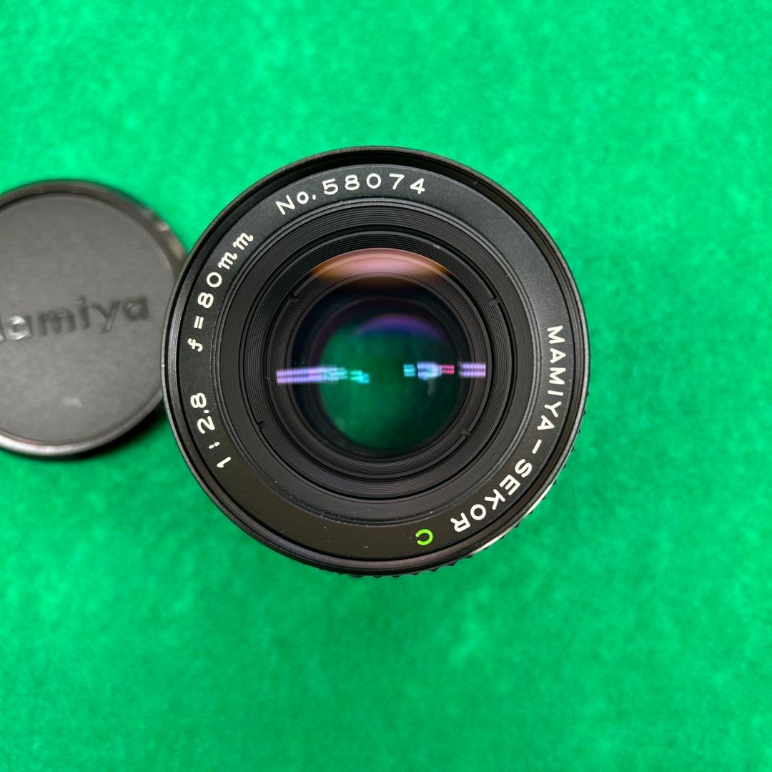 Mamiya Sekor C 80mm f/2.8 645用レンズ　フード付き