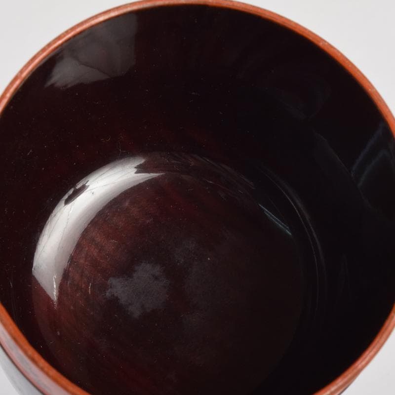 茶道具　中村香鳳作　夜桜蒔絵　珠光棗　共箱　V　9101