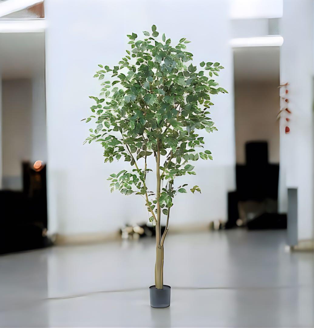 光触媒　人工観葉植物　ウォールグリーン　フェイクグリーン　ベンジャミンフィカスv