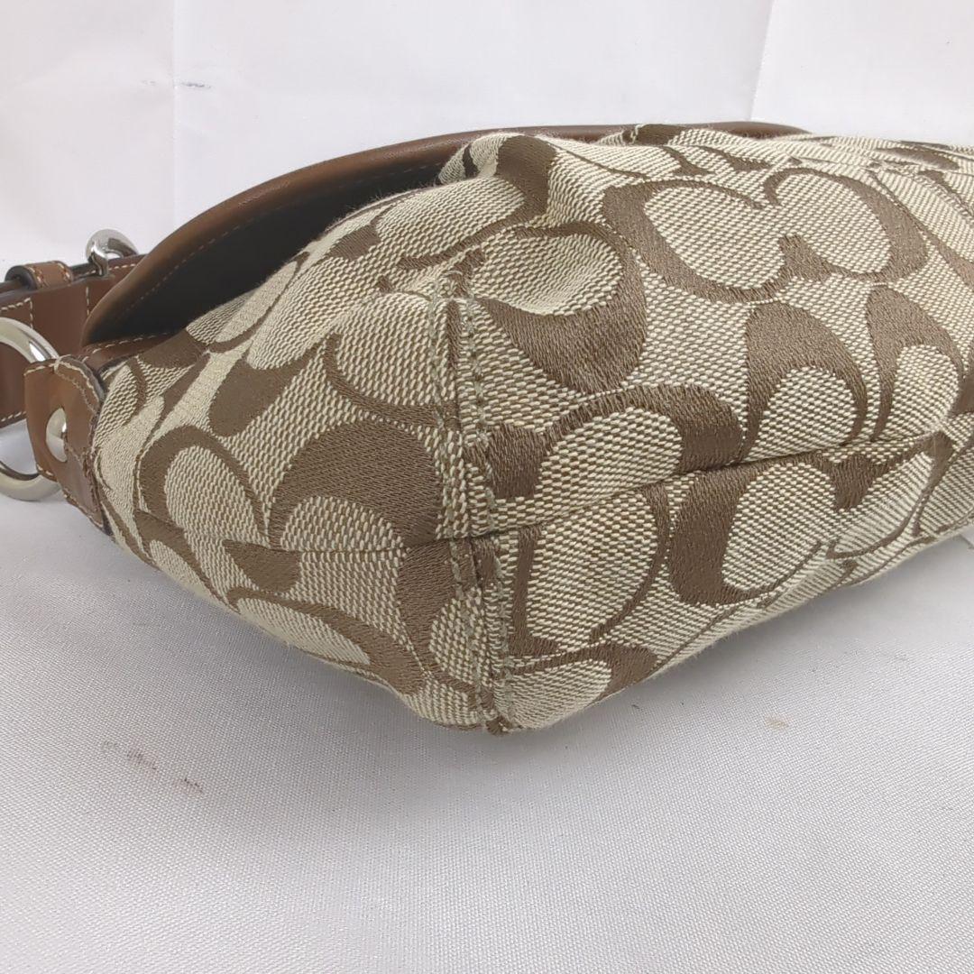 【美品】COACH コーチ ワンショルダー バッグ ホーボー