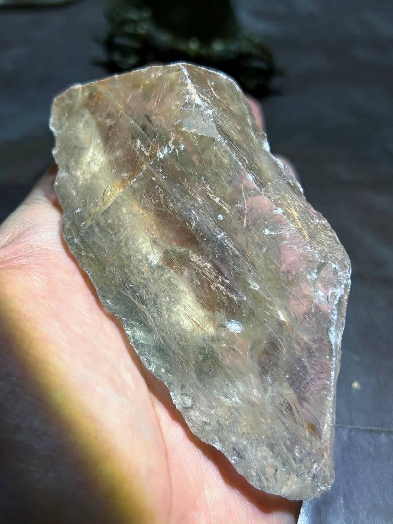 ☆別格高級品！福徳大黒秘宝①！極美！スモーキー　ルチル　水晶　原石　クラスター