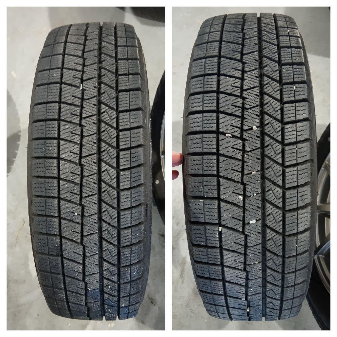 アクア　175 65 15 ダンロップ スタッドレスタイヤ　2本セット　①